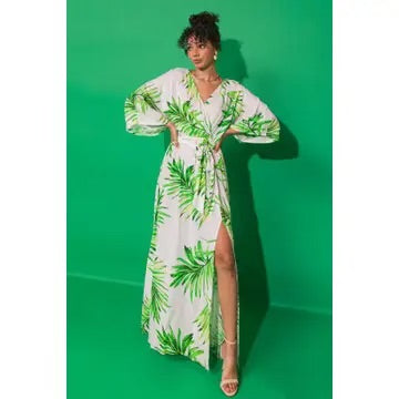 Flying Tomato Plant Wrap Dress