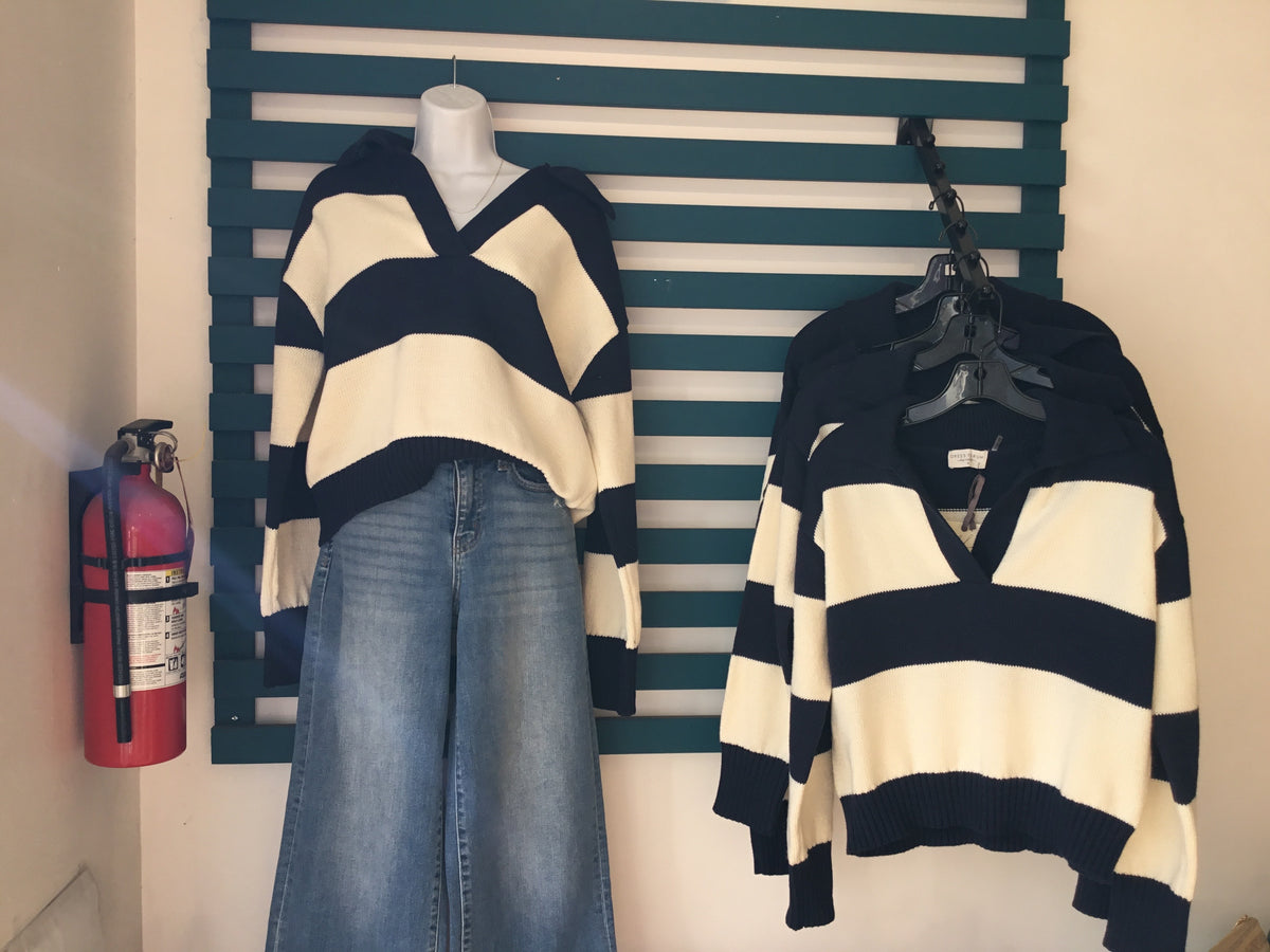 Dress Forum Striped Collared Shirt