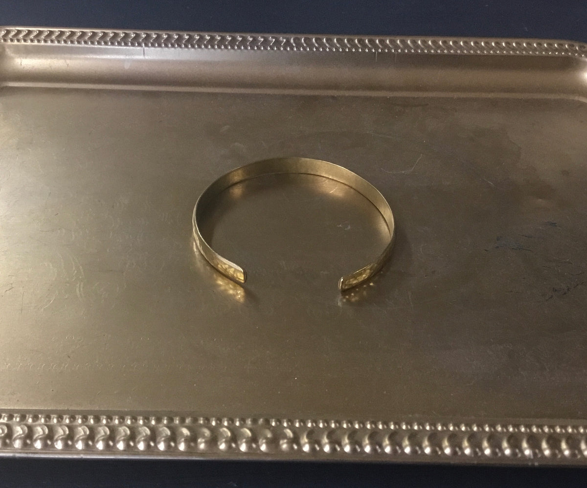 Textured Gold Bangle