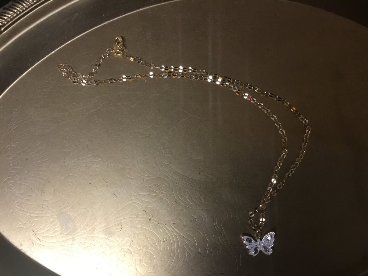 KMD Jewelry Gold Butterfly Necklace