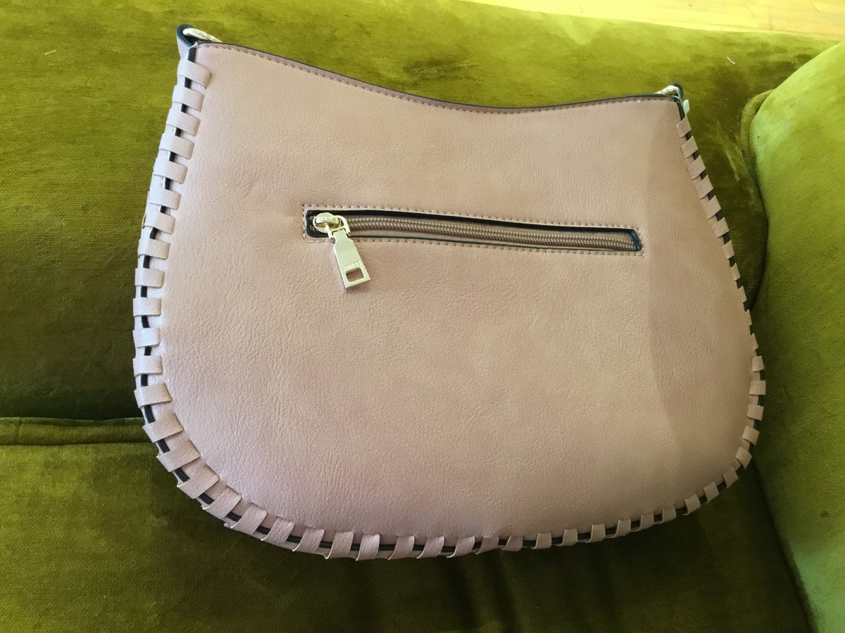 Jen & Co Pink Vegan Leather Bag