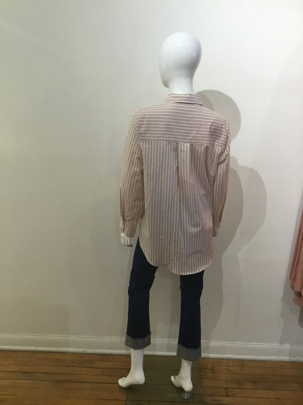 By Together Striped Button Down Top