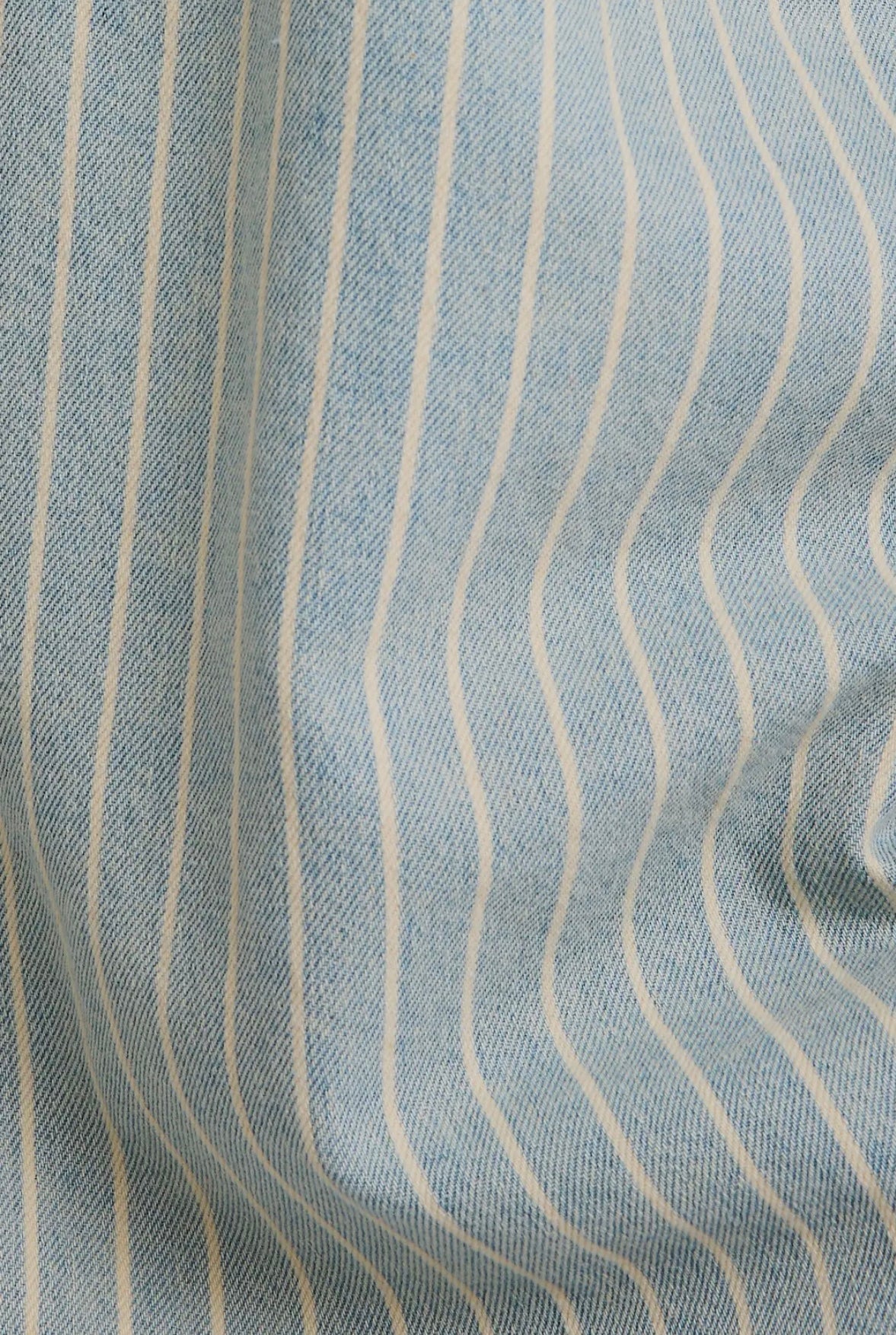Gilli Pinstripe Denim Shacket