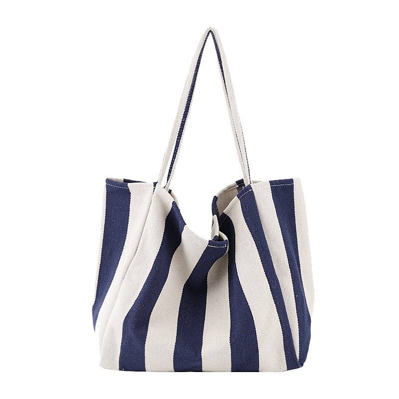 STRIPED TRENDING TOTE BAG | 40P560