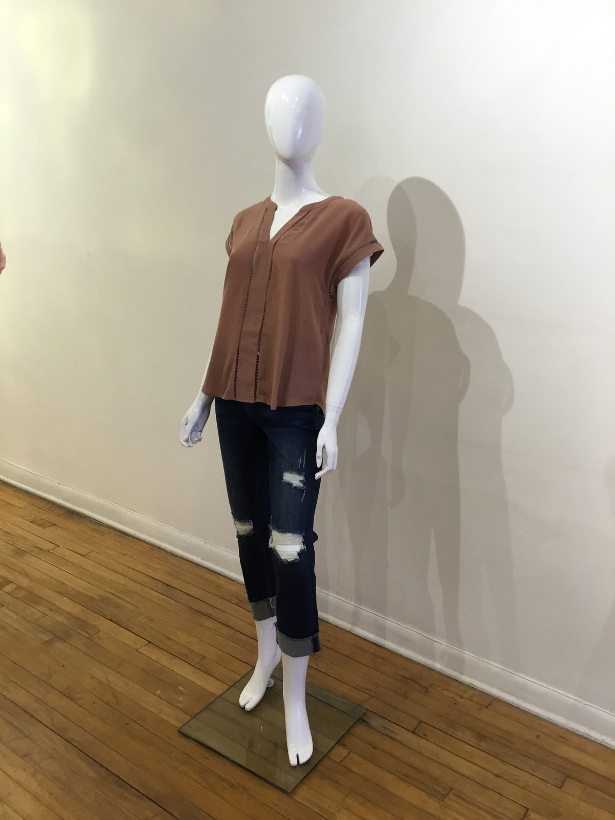 Mine caramel blouse