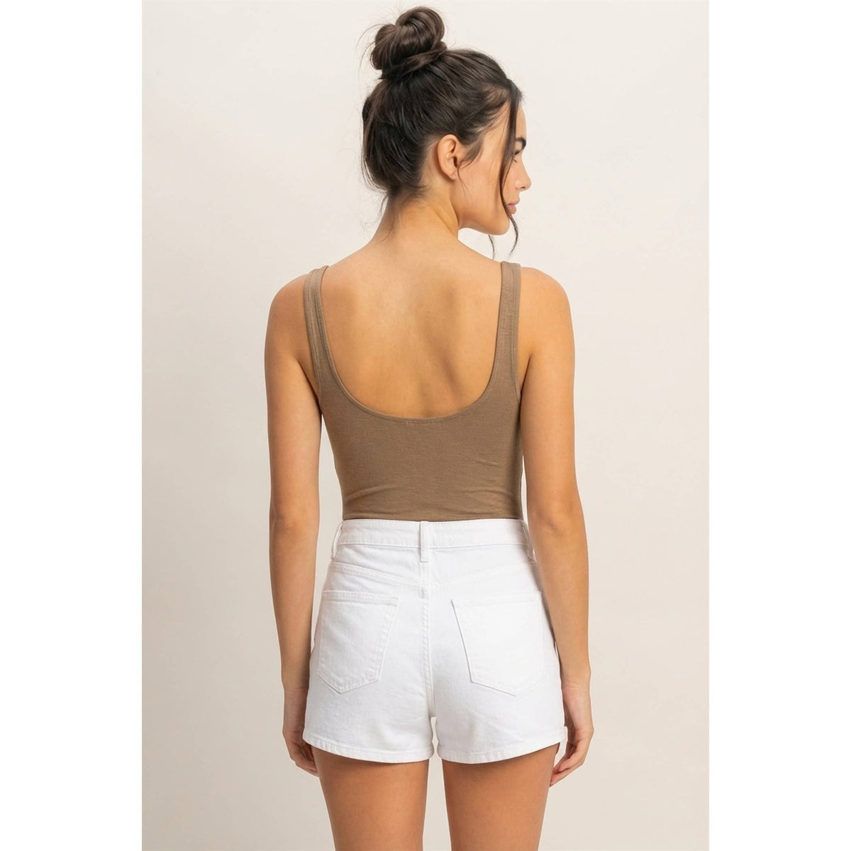 Scoop Neck Tank Bodysuit