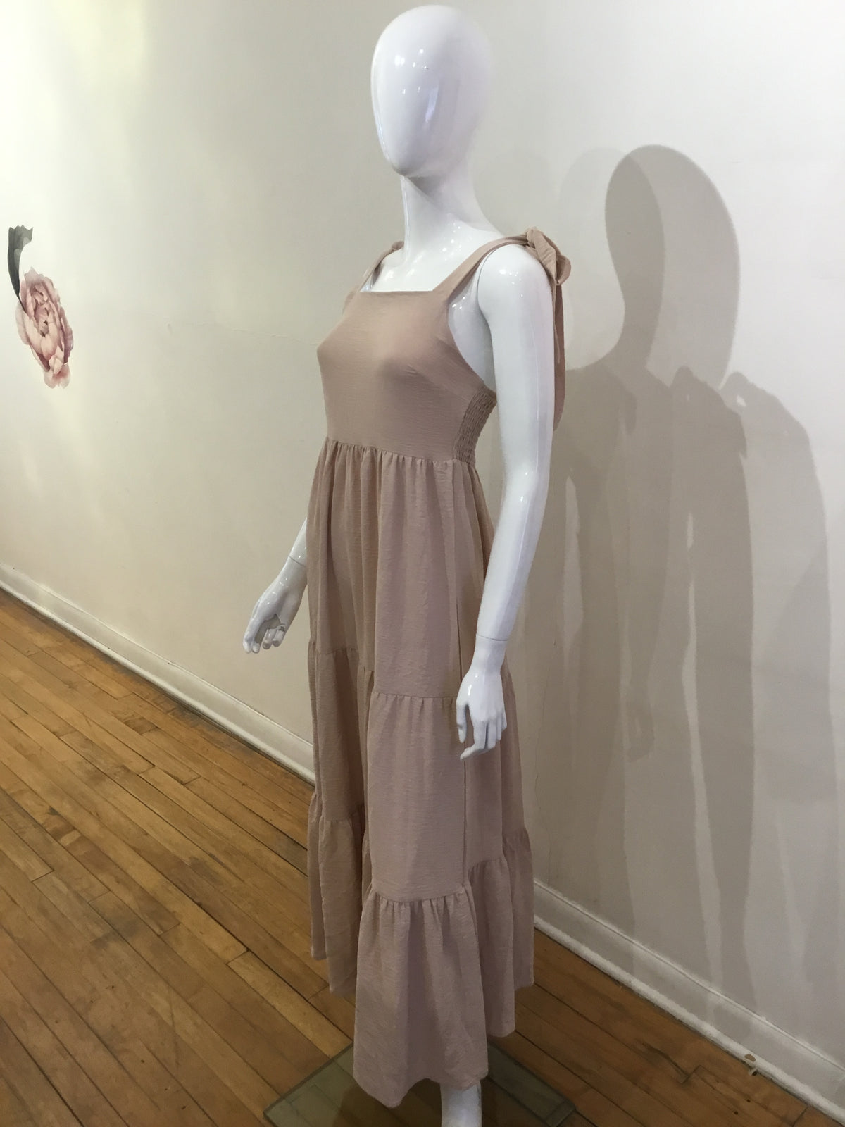 Tan Maxi Dress