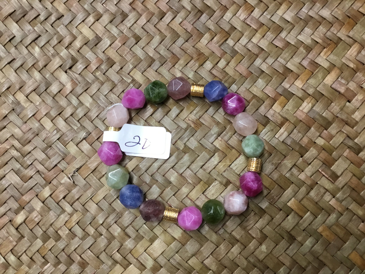 Geri Greene bracelet tourmaline stones