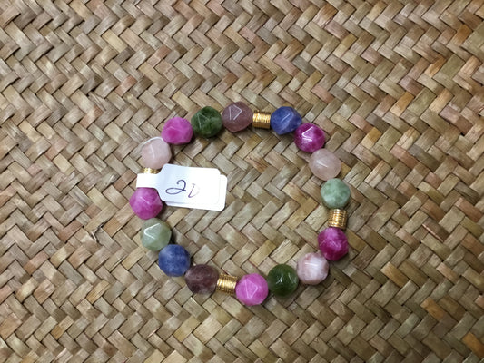 Geri Greene bracelet tourmaline stones