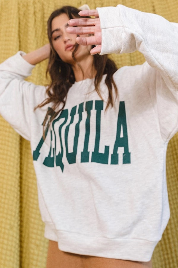 Tequila Graphic Sweatshirt