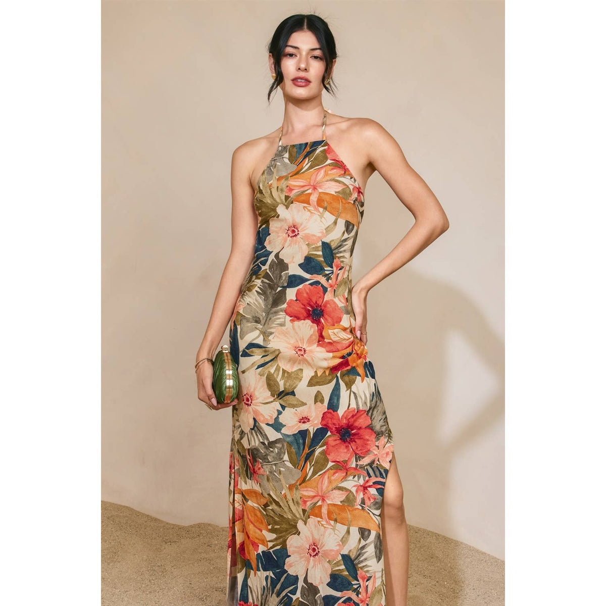 Dress Forum Crème floral dress