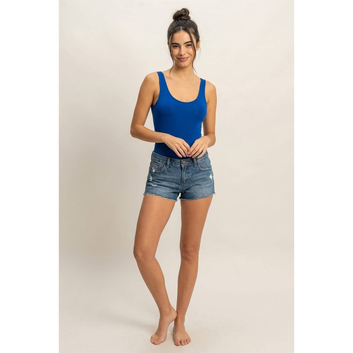 Scoop Neck Tank Bodysuit