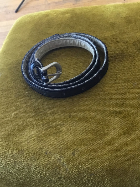 Thin black belt
