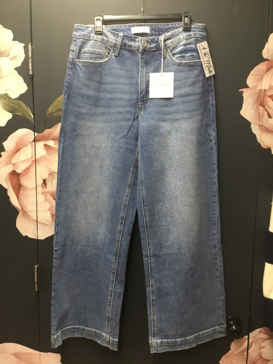 Lovervet by Vervet High Rise Wide Light Blue Jeans
