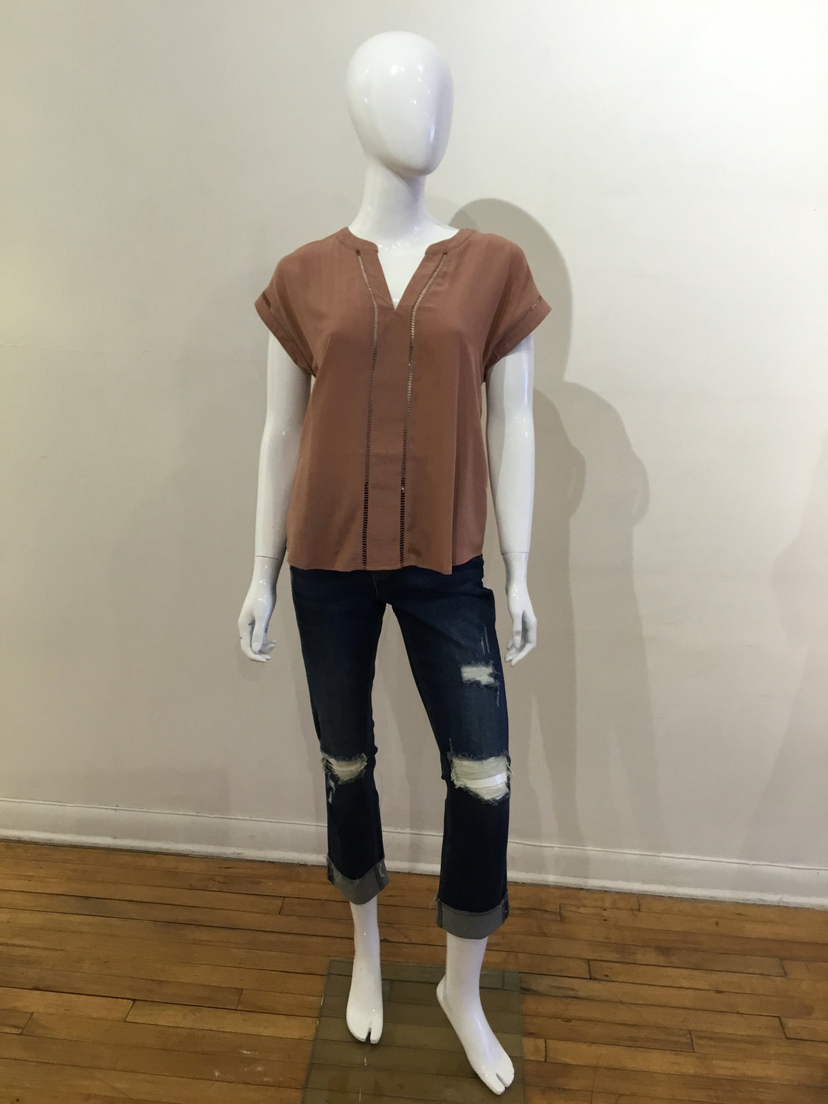 Mine caramel blouse