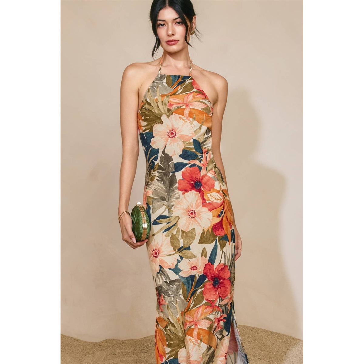 Dress Forum Crème floral dress
