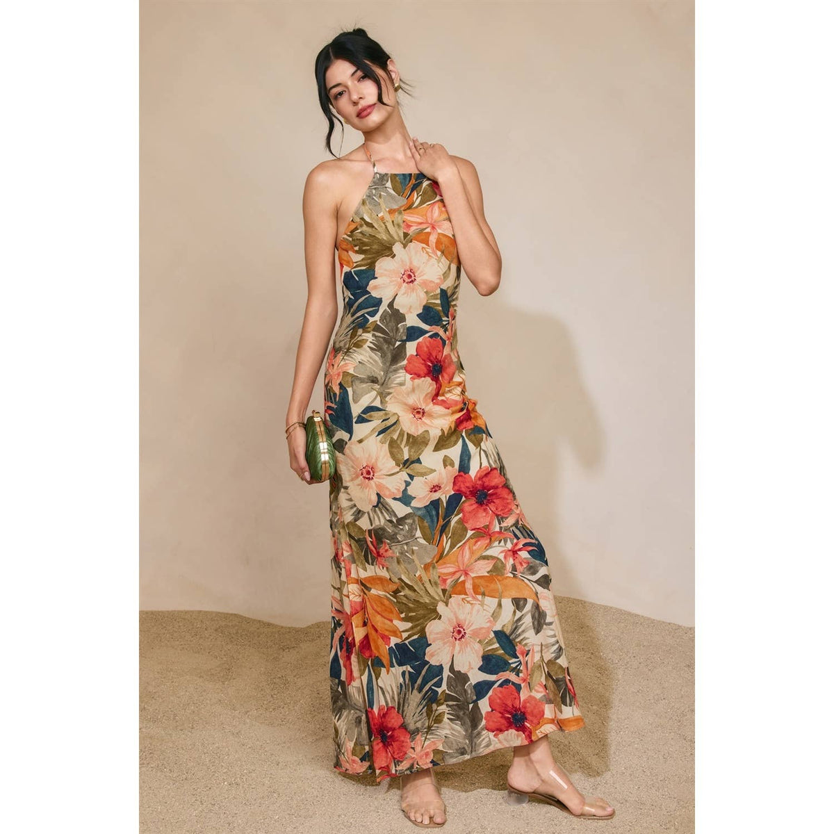 Dress Forum Crème floral dress