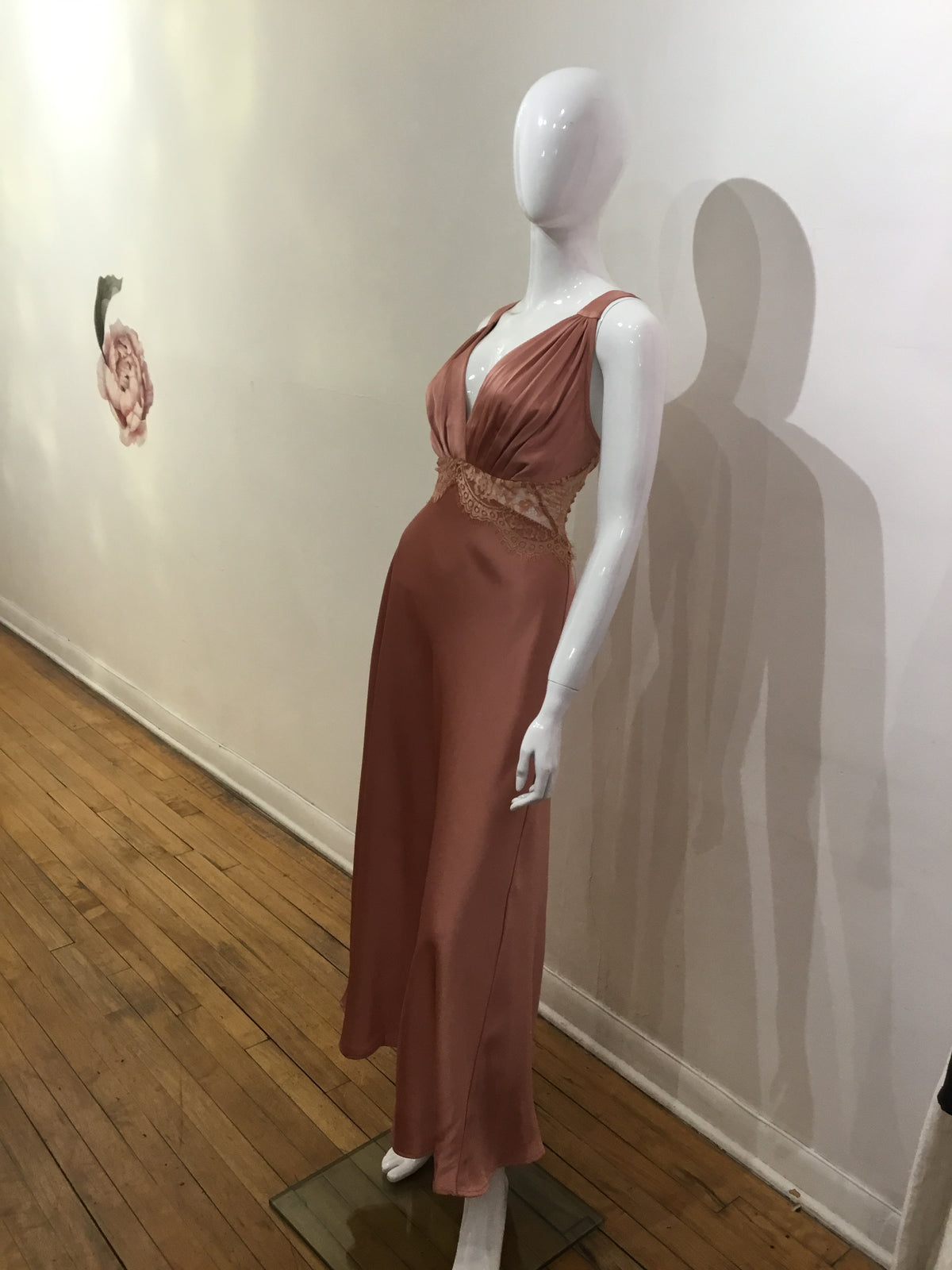 Dress Forum blush satin midi dress