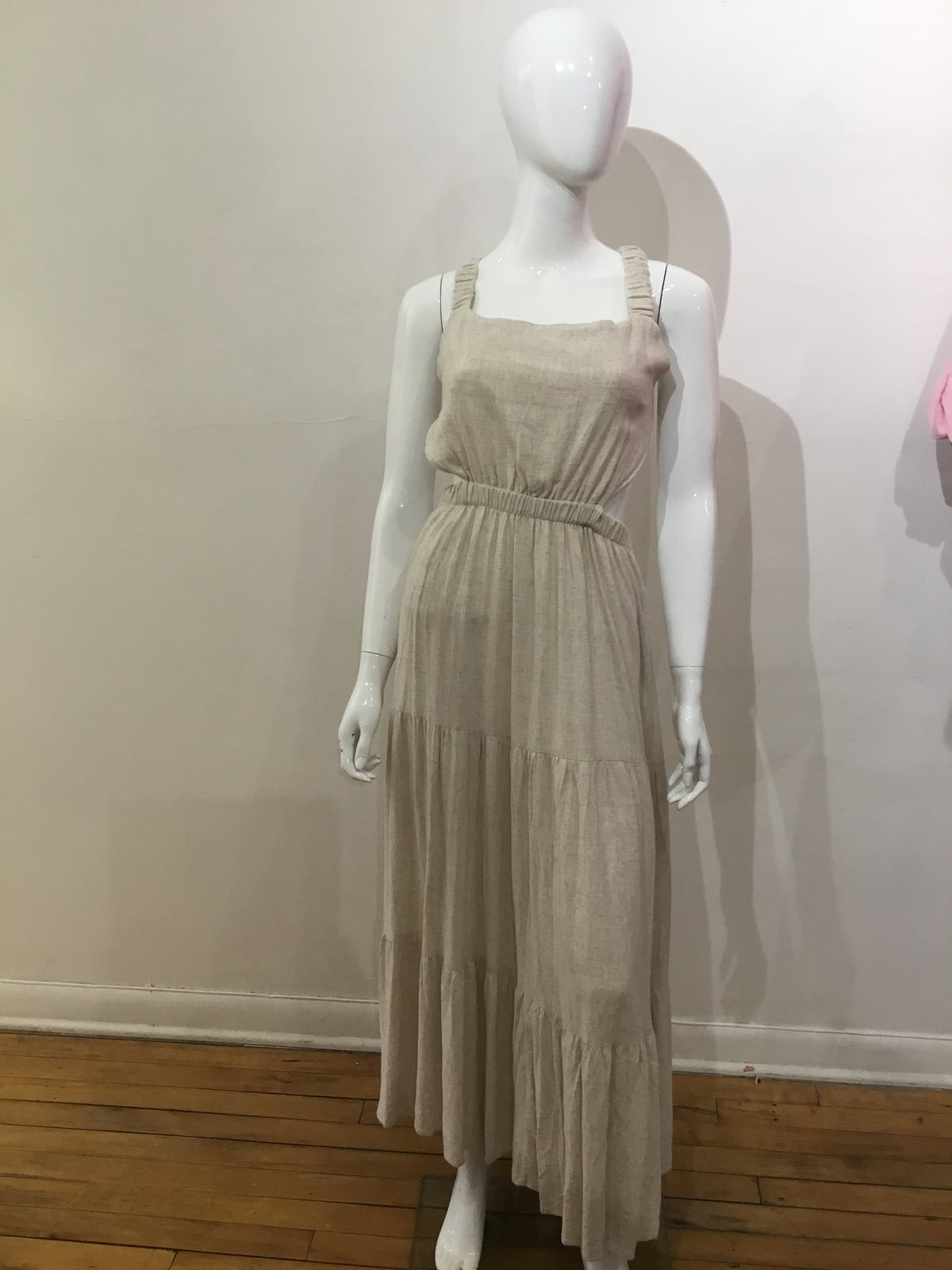 By Together Cream Maxi Dress