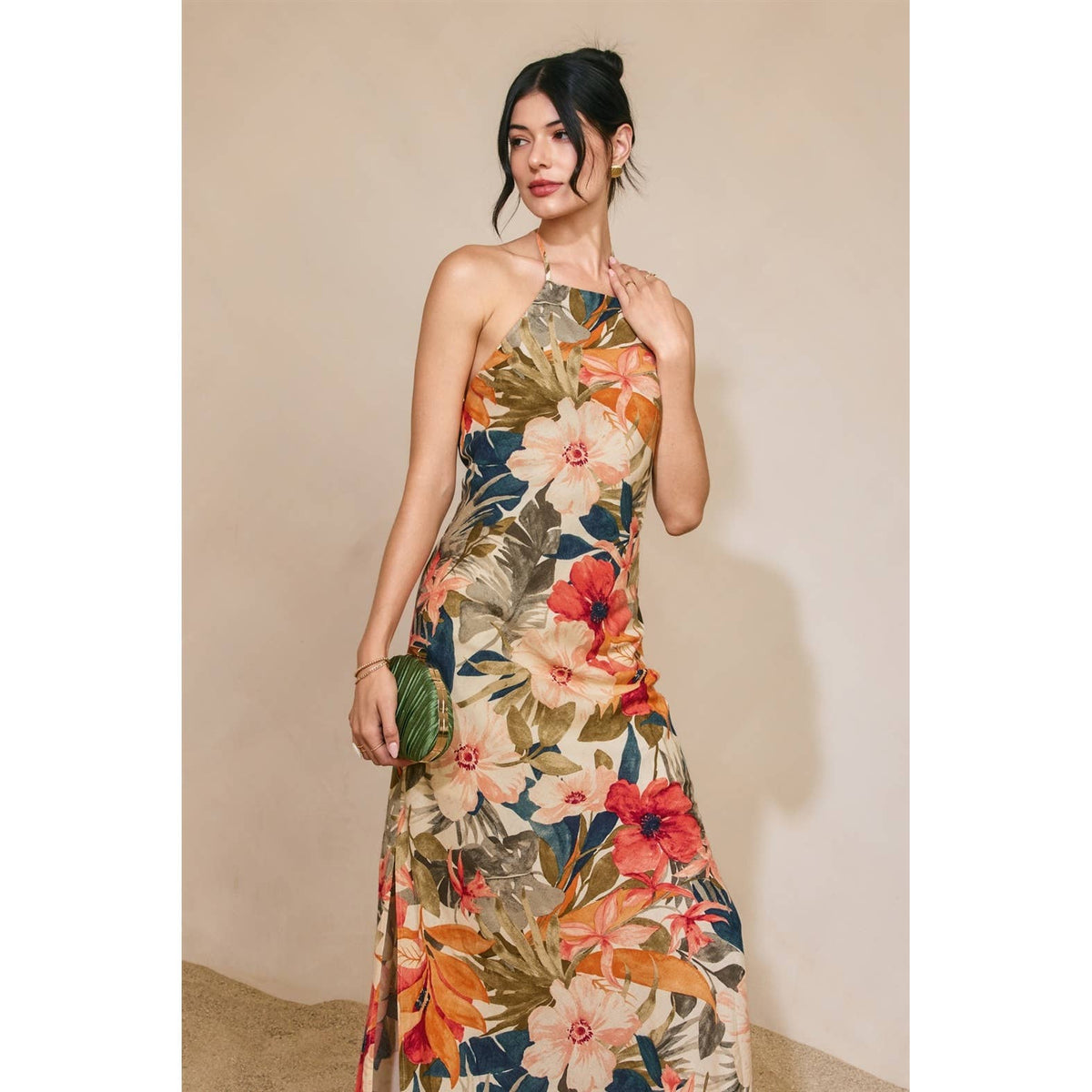 Dress Forum Crème floral dress