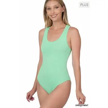 Zenana Mint Bodysuit
