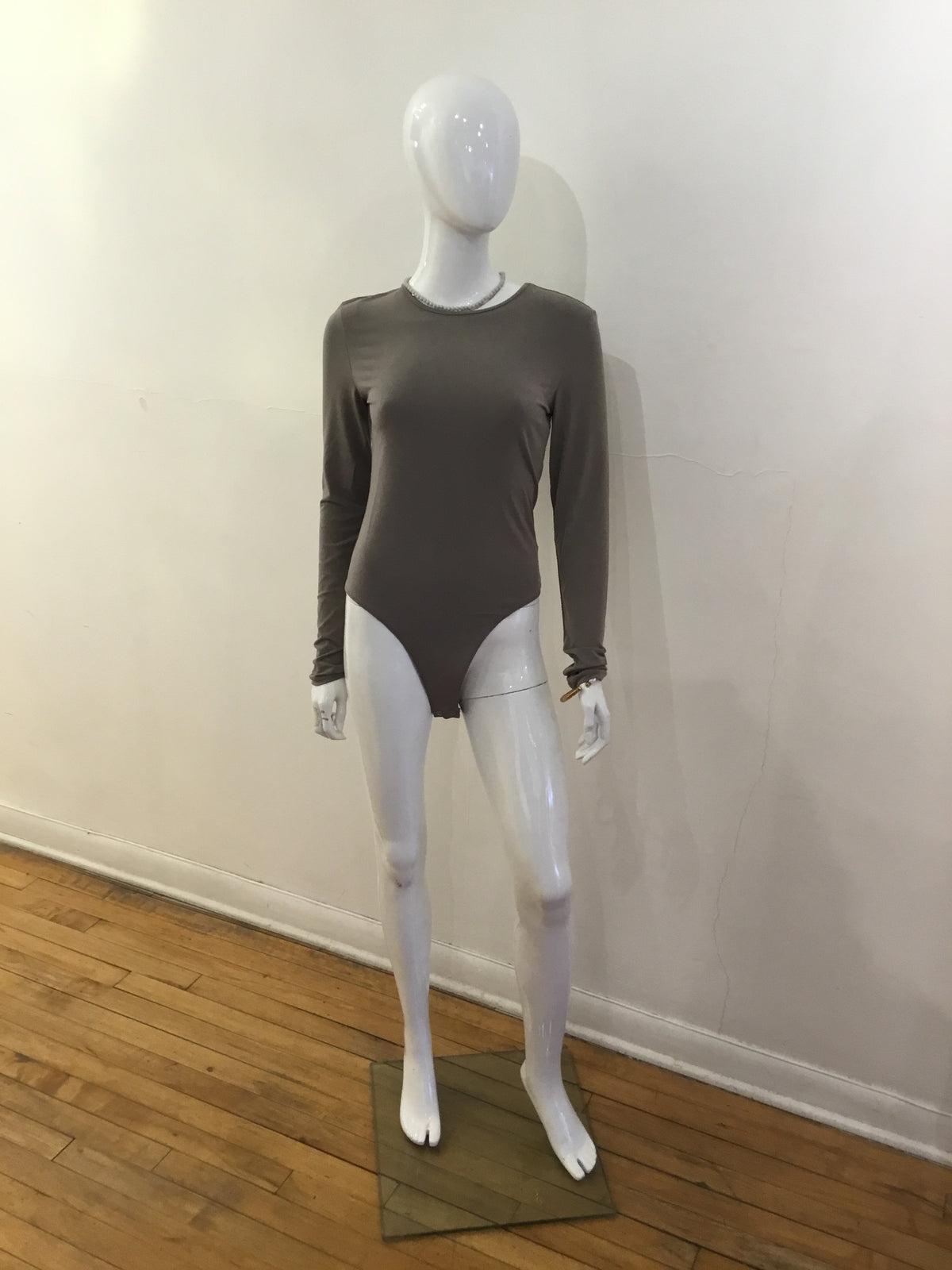 Double Zero ash knit bodysuit