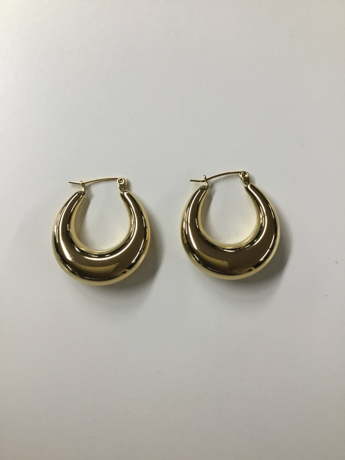 Gold Plated Huggie Hoop Earrings