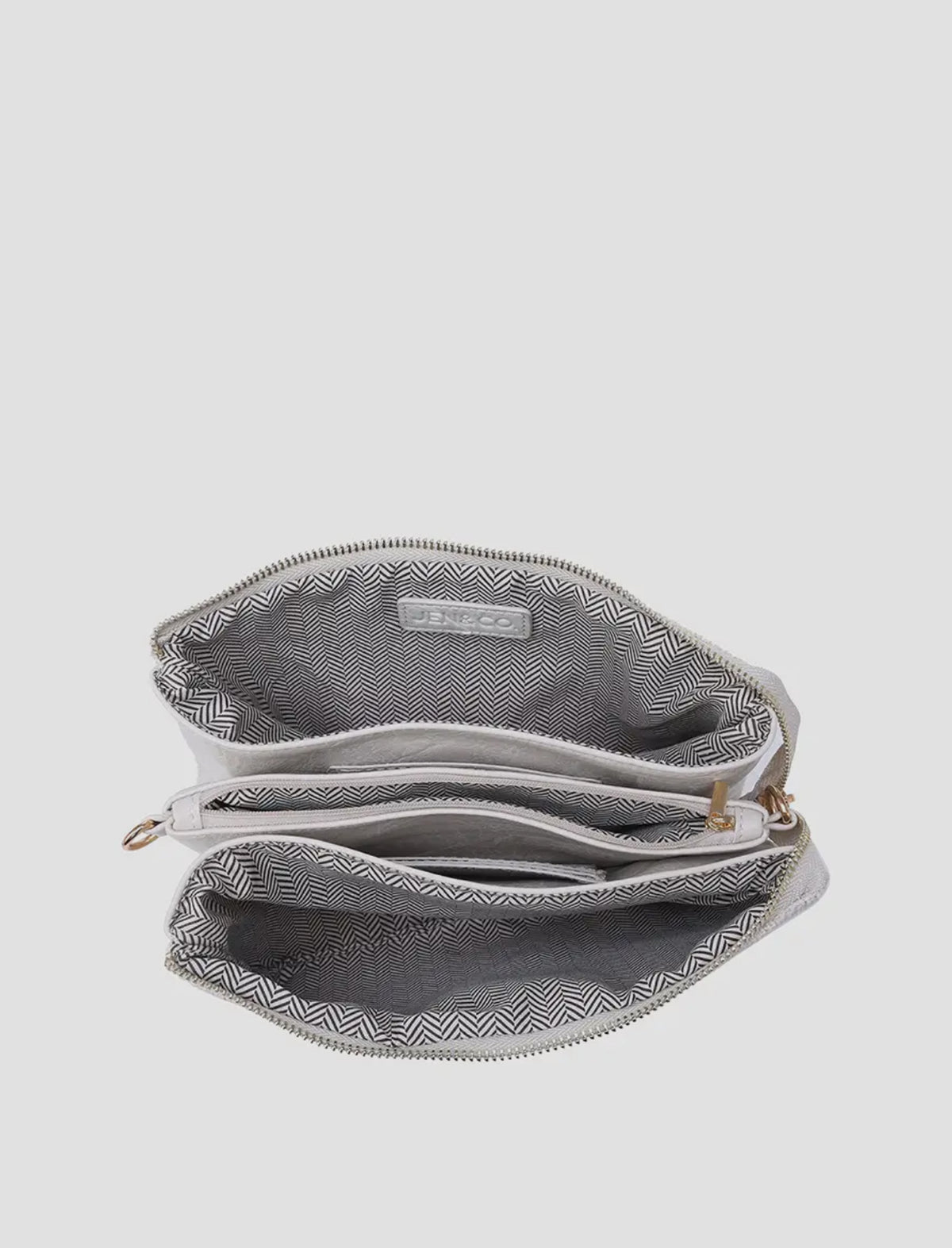 Jen & Co Pink/Mint Geometric Purse