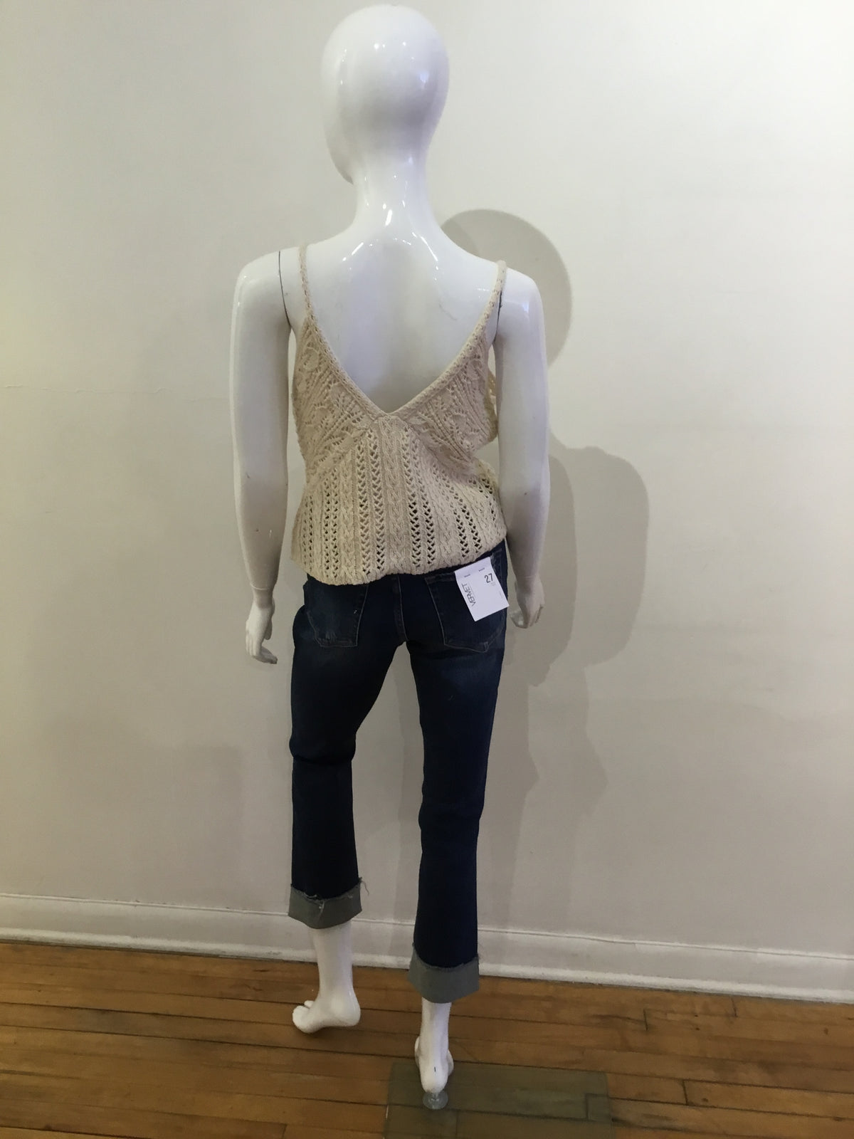 By Together Cream Crochet Top
