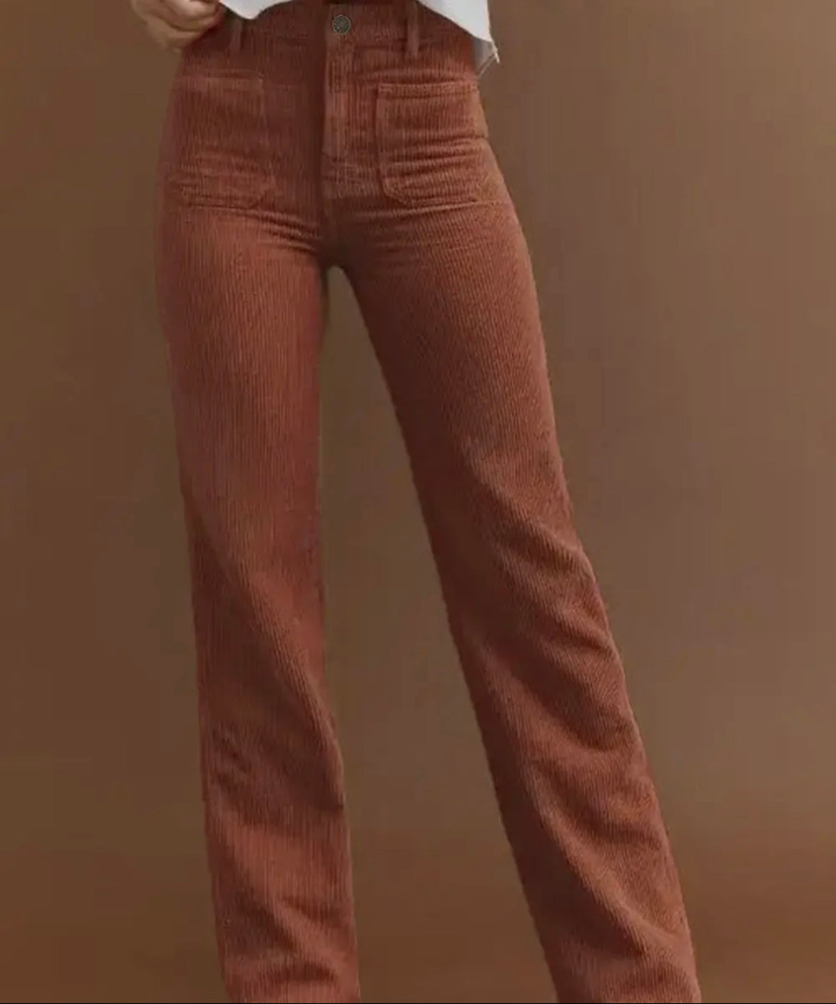 Pretty Bash Corduroy High Waisted Pants