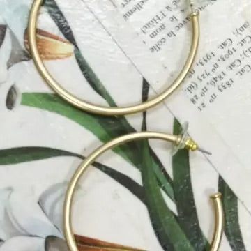Gold Hoop Earrings