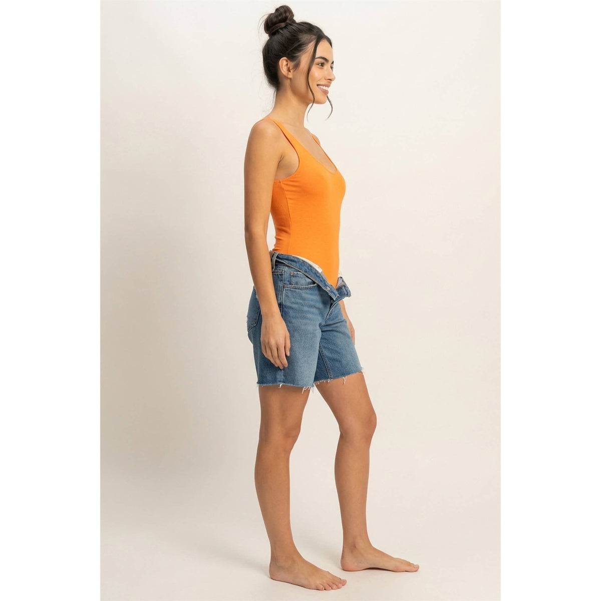 Scoop Neck Tank Bodysuit