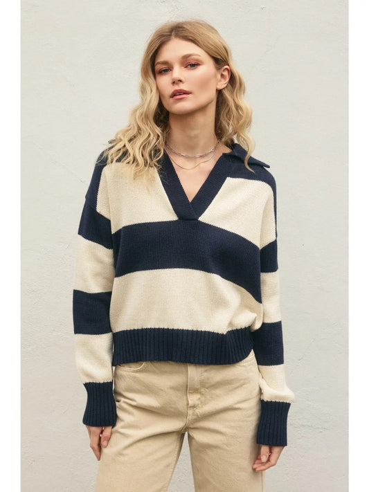 Sweater Top Long Sleeve Knit