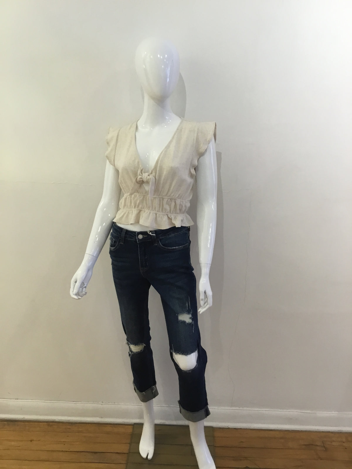 Gilly Cream Blouse