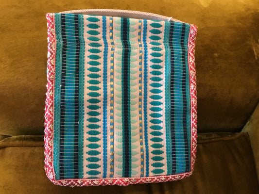 Jen & Co Blue Fold Over Bag