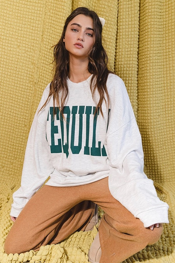 Tequila Graphic Sweatshirt