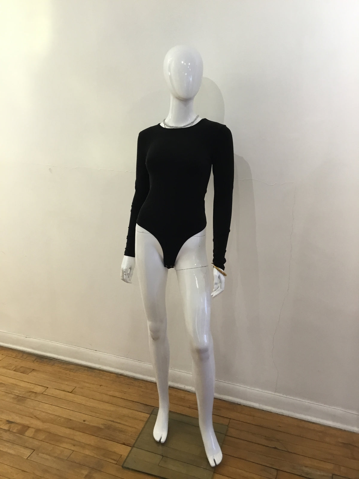 Double Zero Black knit bodysuit