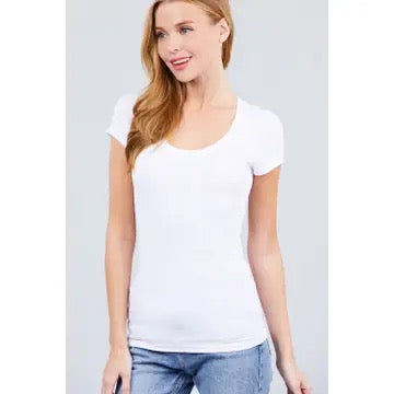 Active Basic White T-shirt