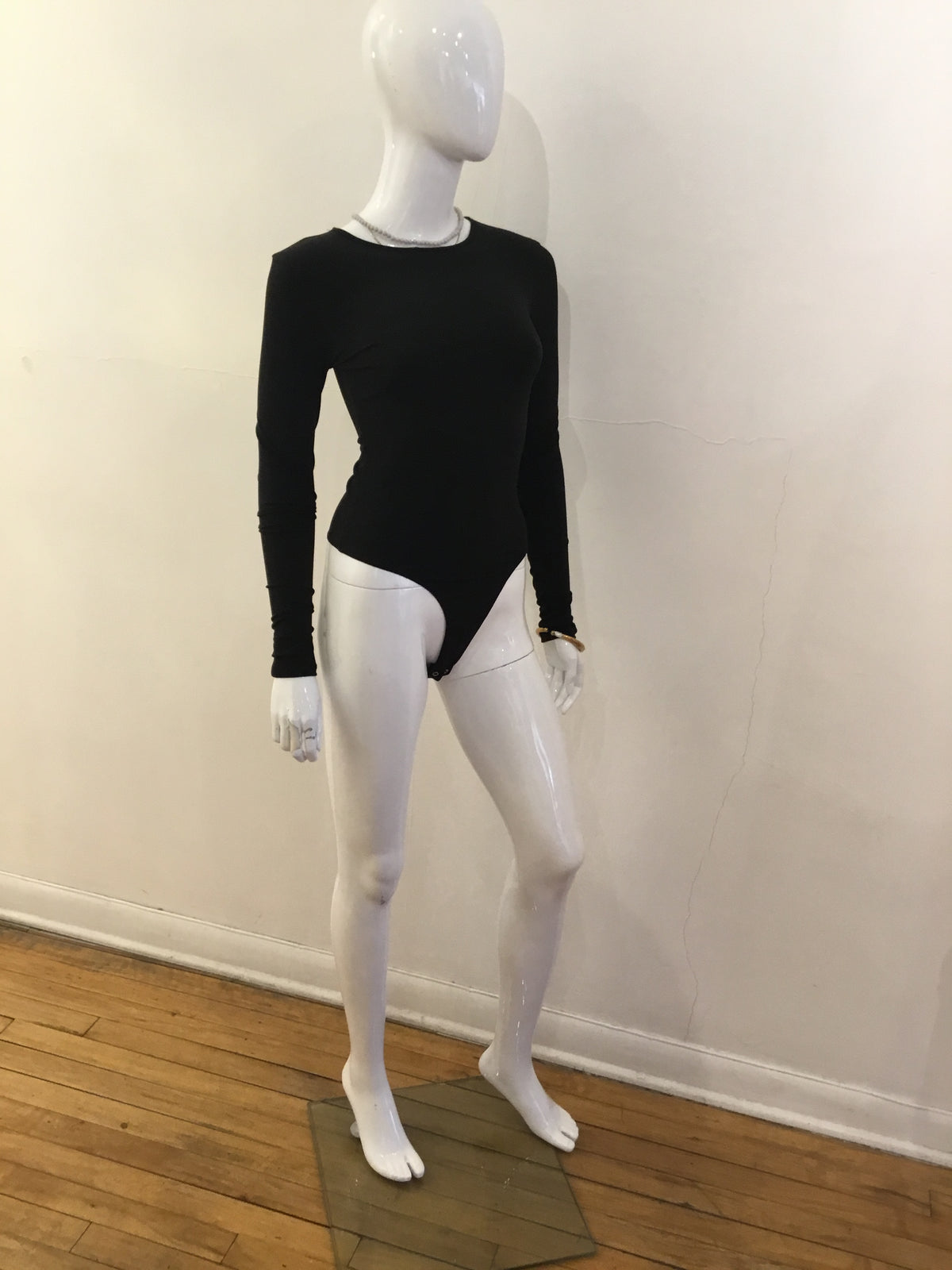 Double Zero Black knit bodysuit