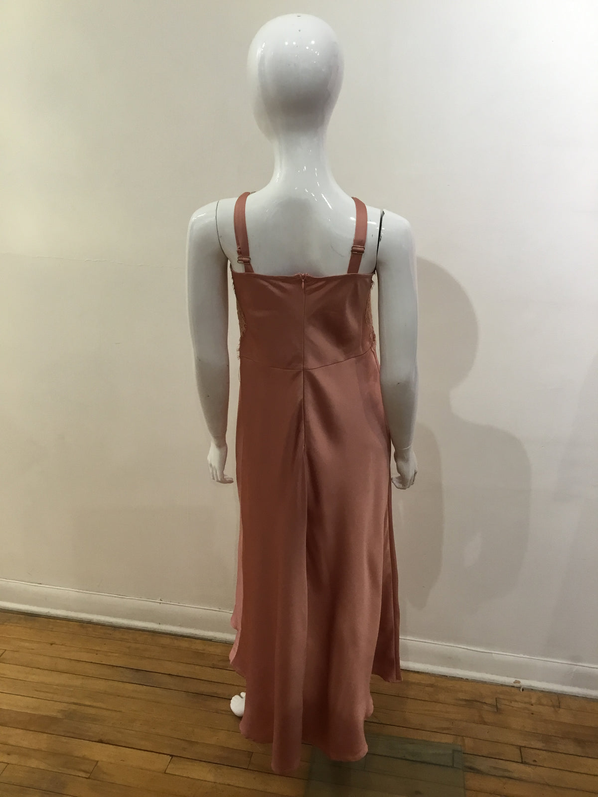Dress Forum blush satin midi dress