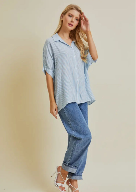 Heyson pin stripe shirt