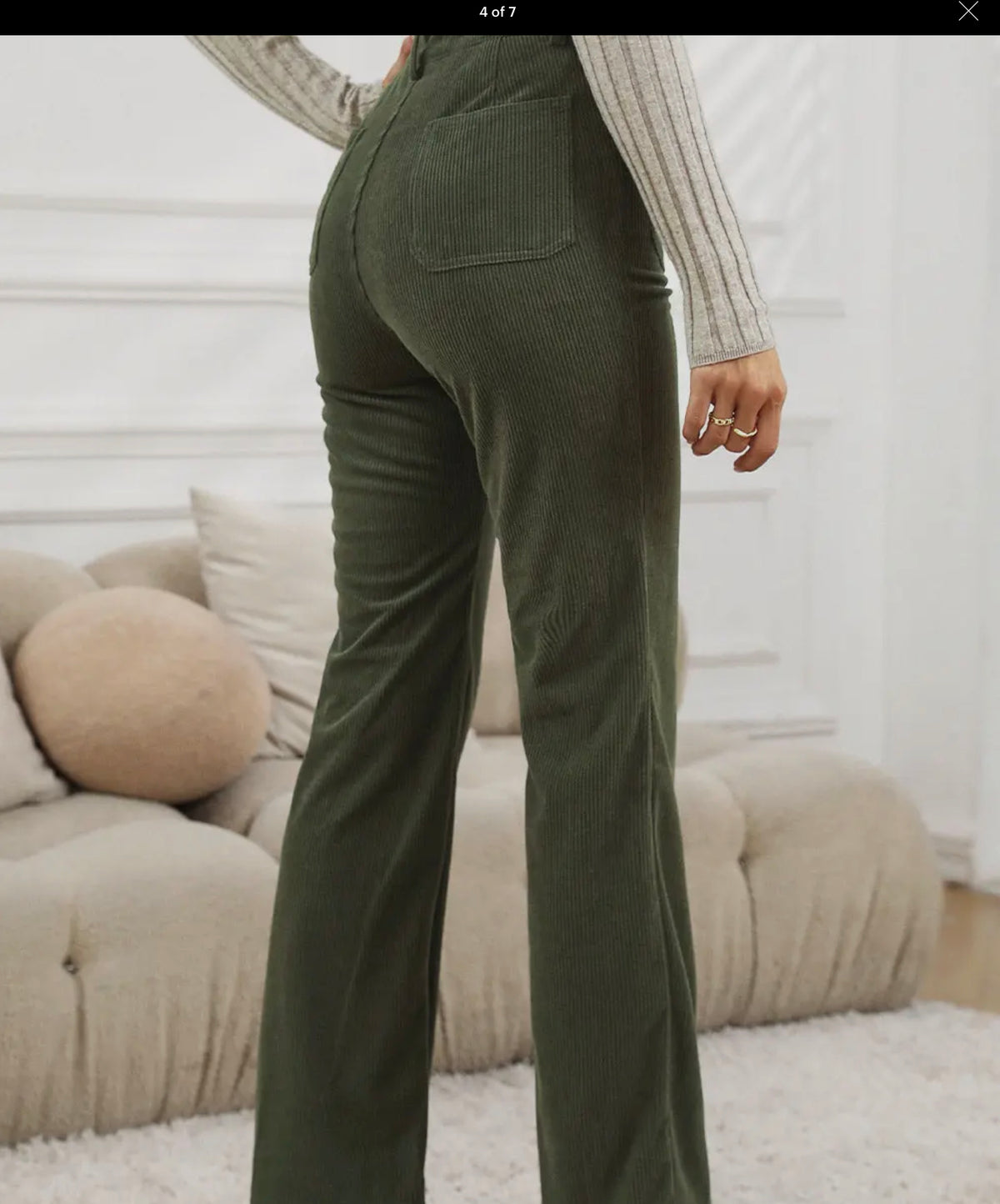 Pretty Bash Corduroy High Waisted Pants