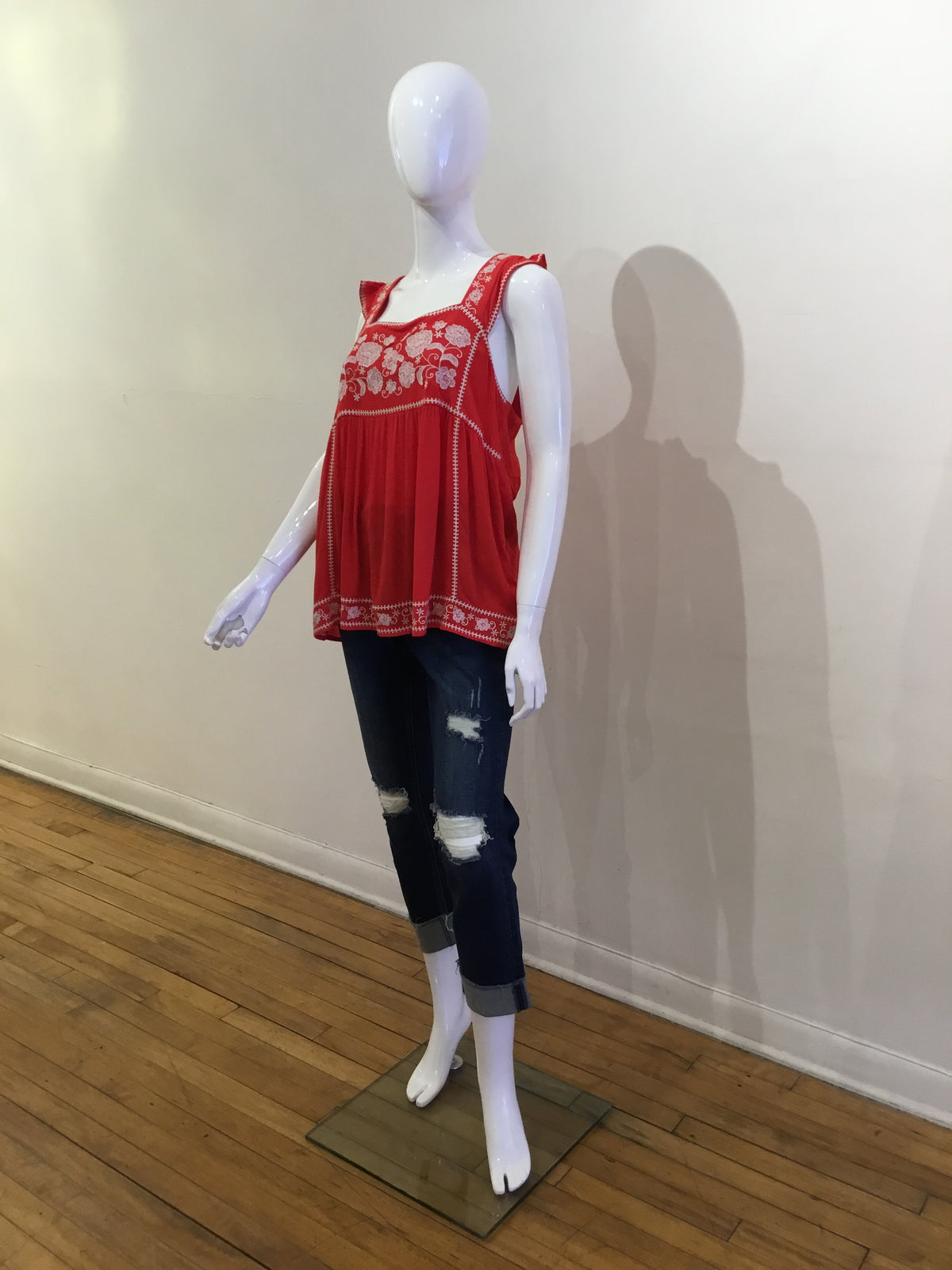 Savannah Jane Red Blouse