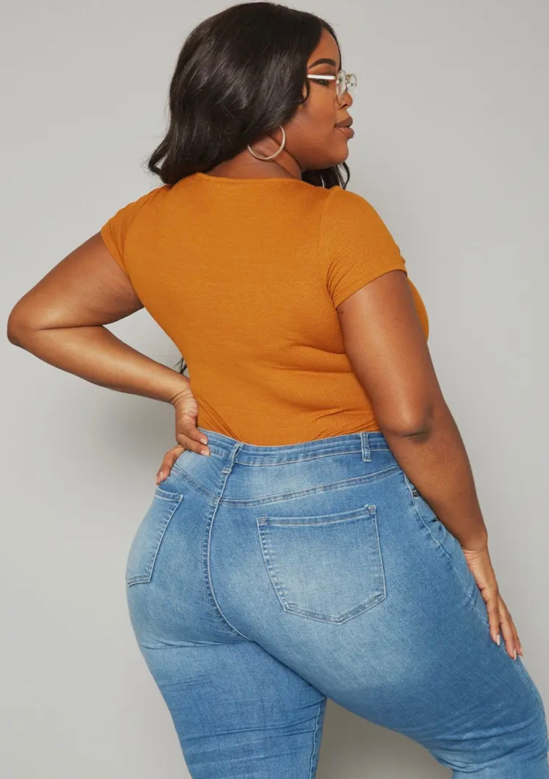 Robink brown body suit