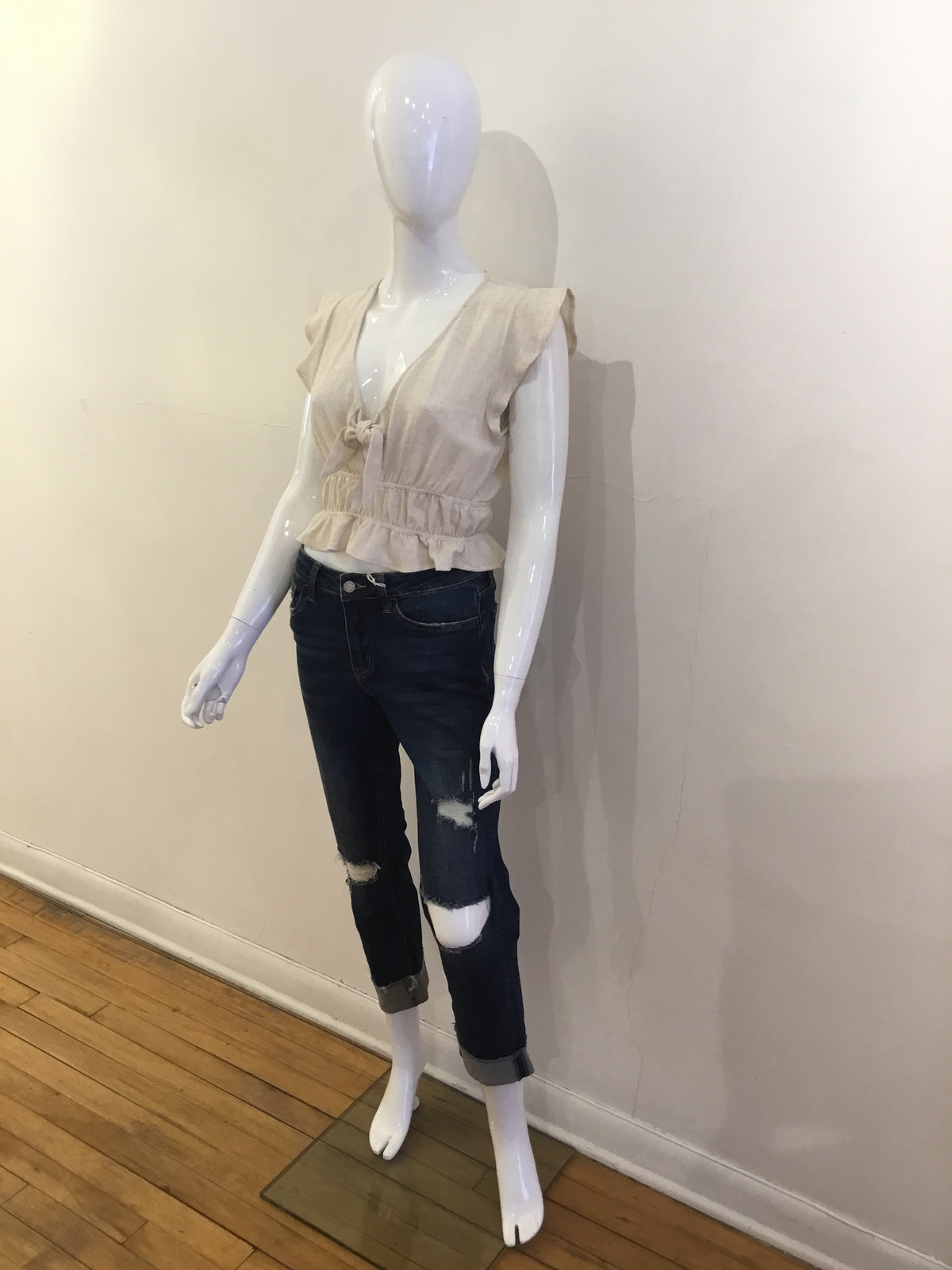 Gilly Cream Blouse