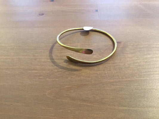 Wrap Around Gold Bangle