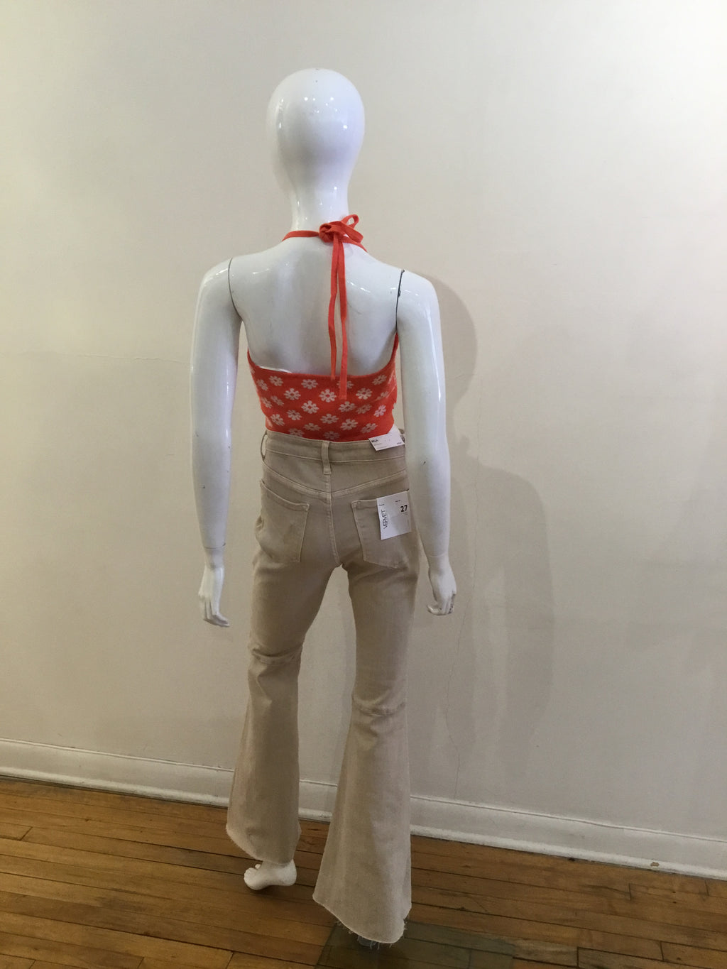 Vervet Bella Jeans in Beige