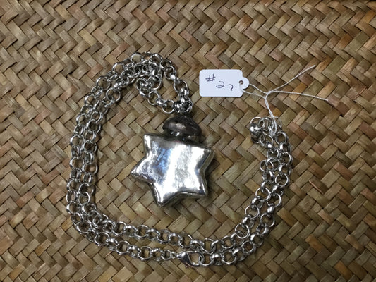Geri Greene necklace silver star