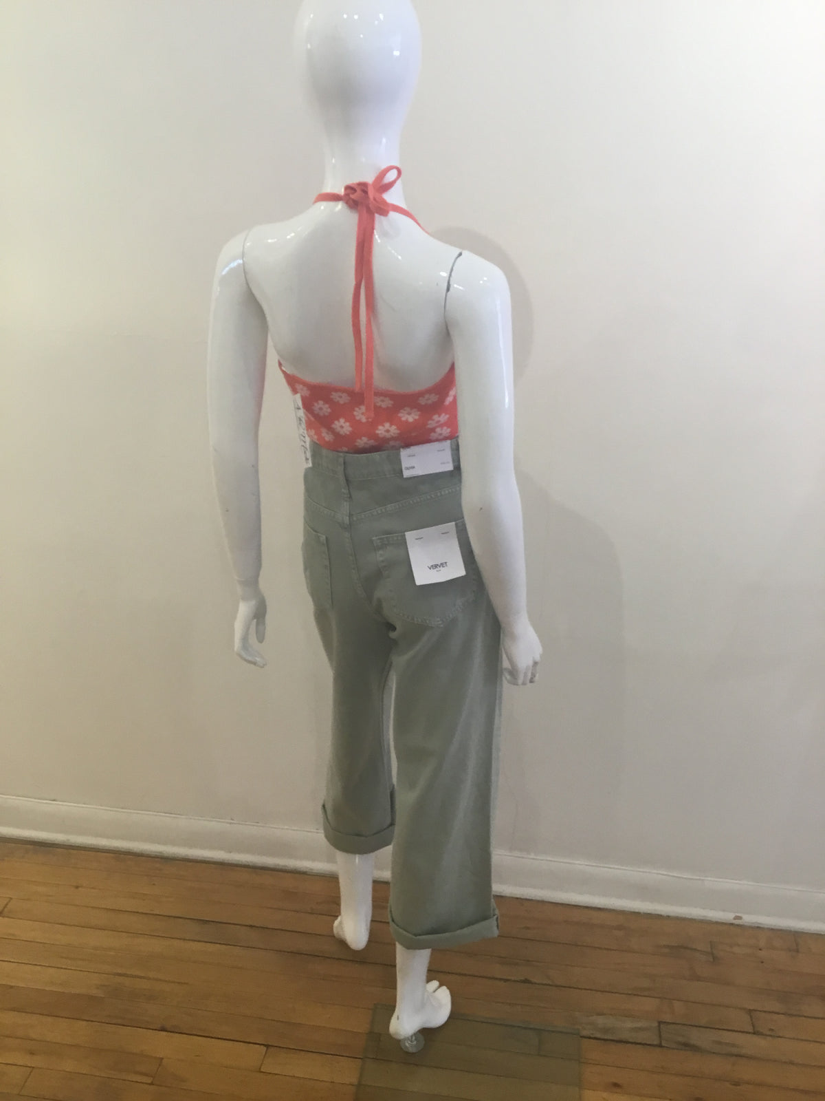 Vervet Olivia Jeans In Green