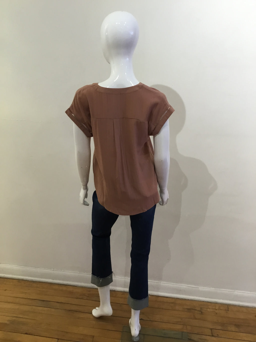 Mine caramel blouse